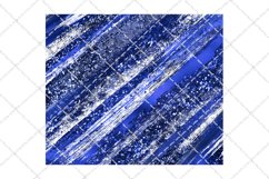 Blue Glitter Streaks Tumbler Design Product Image 2