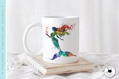 mug with glittery mermaid