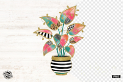 Spring Houseplant Png Sublimation - Houseplant Png Product Image 1