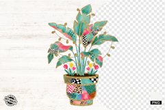 Spring Houseplant Png Sublimation - Houseplant Png Product Image 1