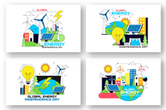 10 Global Energy Independence Day Illustration Product Image 3
