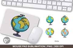 Mouse Pad Globe Product Image 1