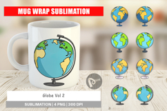 Mug Wrap Globe Product Image 1