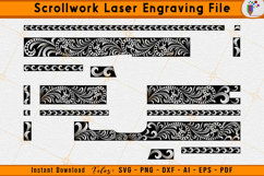 Glock 17 Gen 3 Scrollwork Firearms Laser Engraving Design