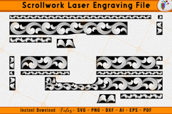 Glock 17 Gen 4 Scrollwork Firearms Laser Engraving Design