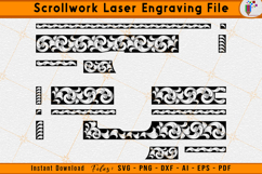 Glock 19 Gen 3 Scrollwork Firearms Laser Engraving File