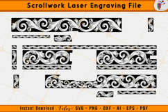 Glock 21 Gen 4 Scrollwork Firearms Laser Engraving Design