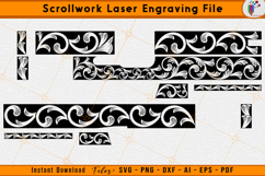 Glock 22 Gen 3 Scrollwork Firearms Laser Engraving Design