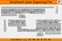 Glock17 Gen4 Scrollwork Firearms Laser Engraving Design File