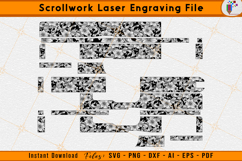 Glock19 Gen5 Scrollwork Firearms Gun Laser Engraving files