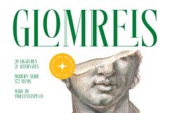 Glomreis - Modern Serif Font Product Image 1