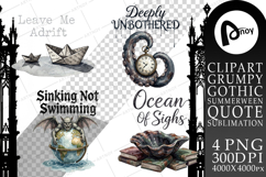Gloomy Siren Goth Sublimation Product Image 1
