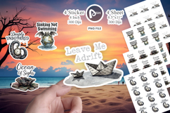 Gloomy Siren Goth Summer Sticker Product Image 1