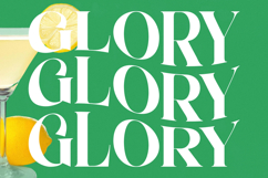 Glory Sugar - Modern Serif Font Product Image 12