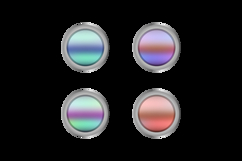 Glossy blur button icon shape collection design Product Image 2