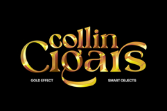 Glossy Gold Text &amp; Logo Effect Product Image 1