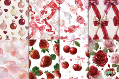Glossy Valentine Seamless Pattern Product Image 4