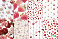 Glossy Valentine Seamless Pattern Product Image 6