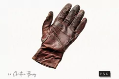 Vintage True Crime Detective Glove | True Crime PNG Product Image 1