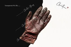 Vintage True Crime Detective Glove | True Crime PNG Product Image 2