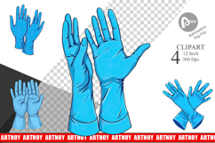Medical Gloves Clipart Product Image 1