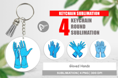 Keychain Medical Gloves Product Image 1
