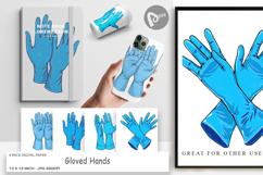 Digital Paper Medical Gloves Product Image 1