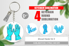 Keychain Medical Gloves Product Image 1