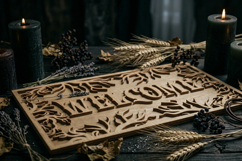 2-Layer Welcome Sign SVG | Forest Branches Laser Cut File Product Image 2