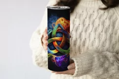 Celtic Tumbler, Glowing Celtic Symbol 20oz Tumbler Design 1 Product Image 3