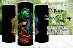 Celtic Tumbler, Glowing Celtic Symbol 20oz Tumbler Design 10 Product Image 1