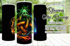 Celtic Tumbler, Glowing Celtic Symbol 20oz Tumbler Design 11 Product Image 1