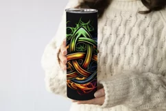 Celtic Tumbler, Glowing Celtic Symbol 20oz Tumbler Design 11 Product Image 3
