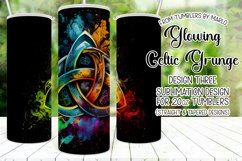 Celtic Tumbler, Glowing Celtic Symbol 20oz Tumbler Design 3 Product Image 1