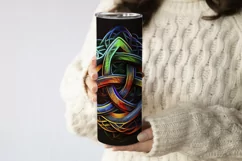 Celtic Tumbler, Glowing Celtic Symbol 20oz Tumbler Design 5 Product Image 3