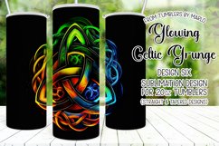 Celtic Tumbler, Glowing Celtic Symbol 20oz Tumbler Design 6 Product Image 1