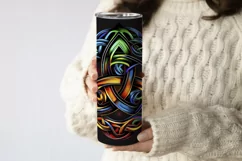 Celtic Tumbler, Glowing Celtic Symbol 20oz Tumbler Design 7 Product Image 3