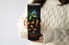 Celtic Tumbler, Glowing Celtic Symbol 20oz Tumbler Design 8 Product Image 3