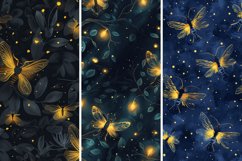 Glowing Fireflies Digital Paper Bundle Product Image 3