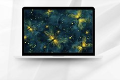 Glowing Fireflies Digital Paper Bundle Product Image 5