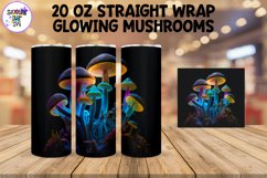 Glowing Mushrooms Sublimation Tumbler Wrap Bundle Product Image 2