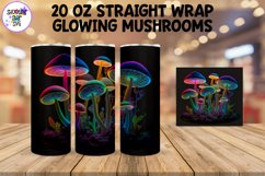 Glowing Mushrooms Sublimation Tumbler Wrap Bundle Product Image 3
