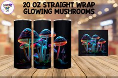 Glowing Mushrooms Sublimation Tumbler Wrap Bundle Product Image 7