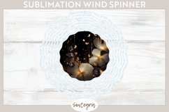 Glowing Pansies v8 Wind Spinner Sublimation Product Image 1