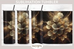 Glowing Periwinkles v1 Tumbler Sublimation 20 oz Skinny Product Image 1