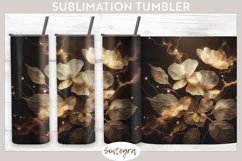 Glowing Periwinkles v2 Tumbler Sublimation 20 oz Skinny Product Image 1