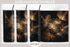 Glowing Periwinkles v3 Tumbler Sublimation 20 oz Skinny Product Image 1