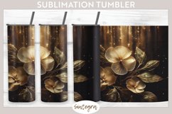 Glowing Periwinkles v4 Tumbler Sublimation 20 oz Skinny Product Image 1