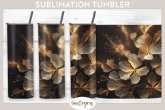 Glowing Periwinkles v5 Tumbler Sublimation 20 oz Skinny Product Image 1