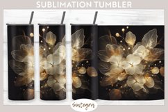 Glowing Periwinkles v7 Tumbler Sublimation 20 oz Skinny Product Image 1